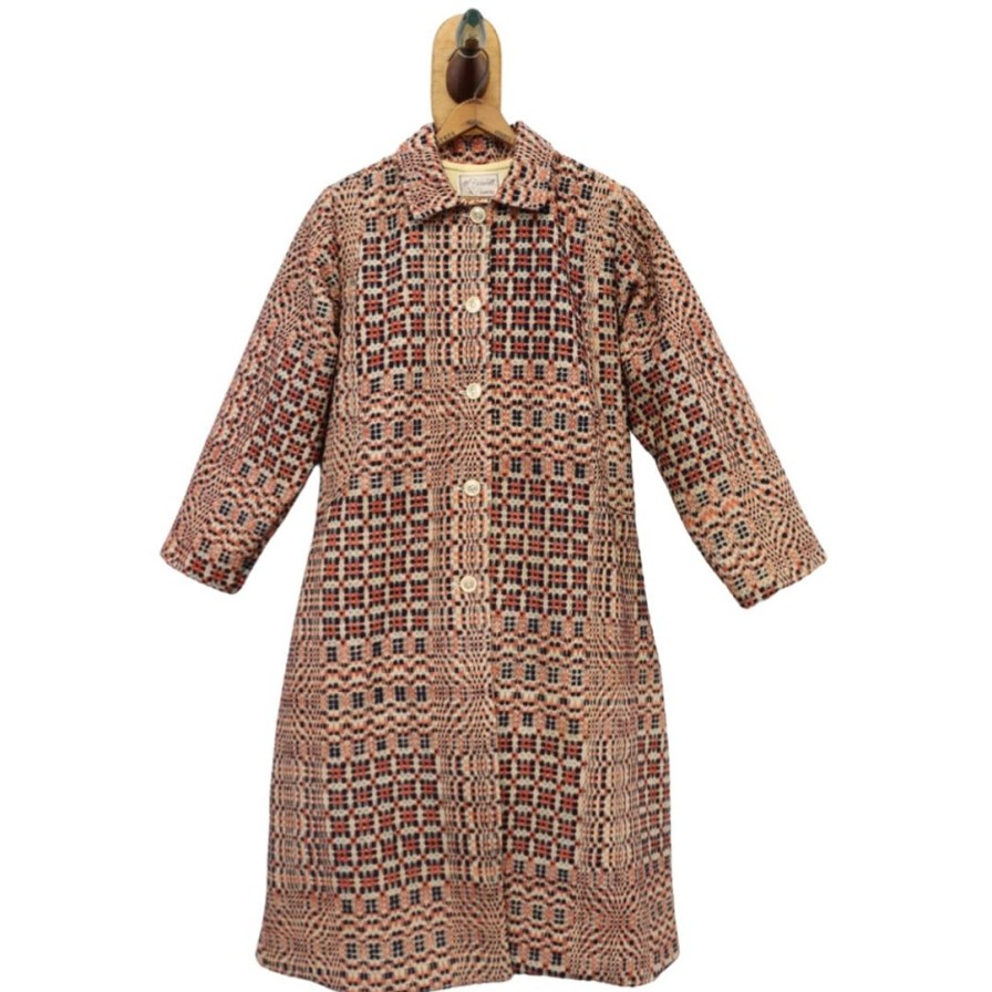 Women Farewell Frances | Long Wool Coverlet Coat Lcc11 Sz M - Sample