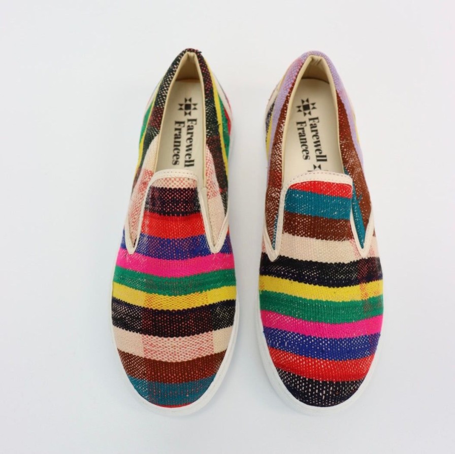 Women Farewell Frances | Multicolor Berber Sneakers