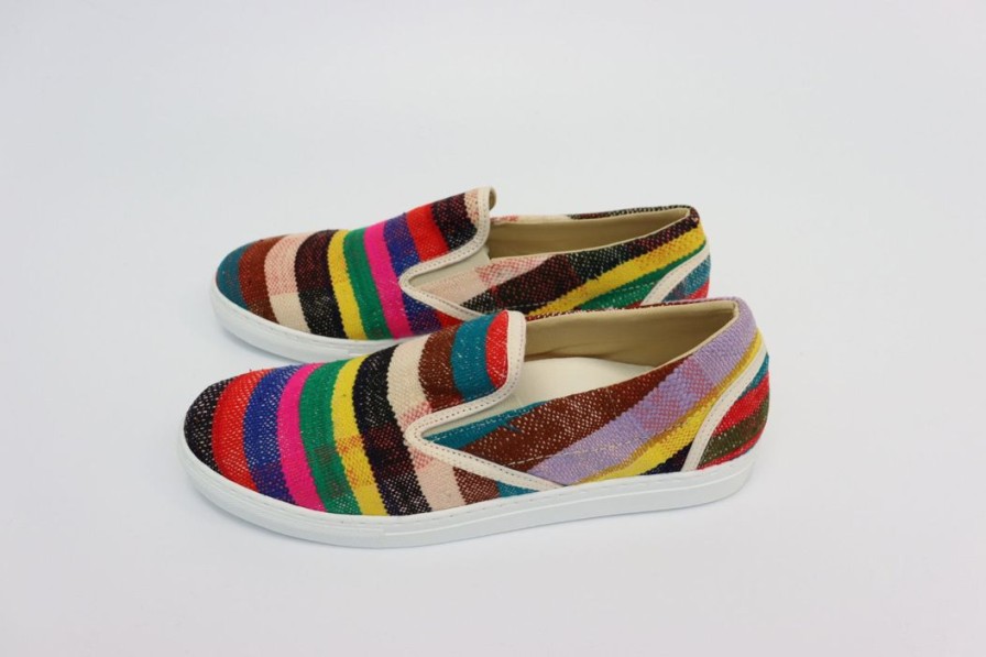 Women Farewell Frances | Multicolor Berber Sneakers