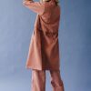 Women Farewell Frances | Maude Twill Trench Coat Brick Sz Xs S M L