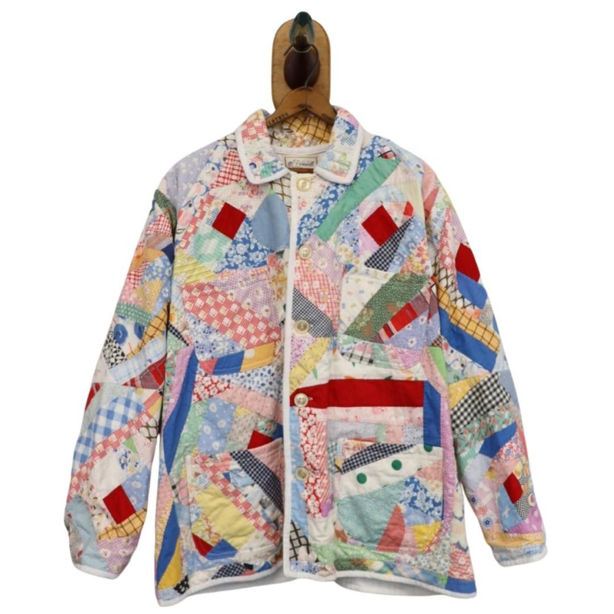 Women Farewell Frances | Claude Quilt Coat Sz M Cqc9