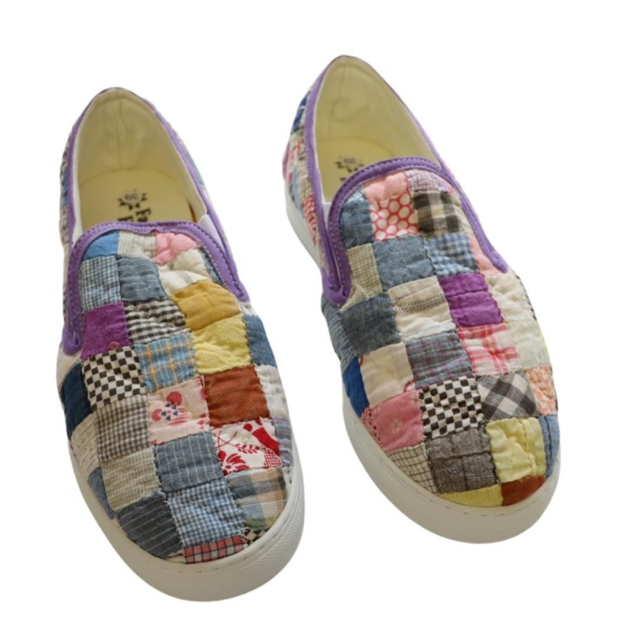 Women Farewell Frances | Quilted Sneakers Mini Postage Stamp