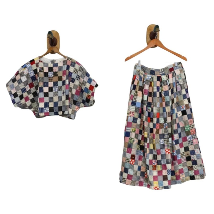 Women Farewell Frances | Alex Quilt Top And Skirt Set Sz L As11