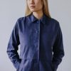 Women Farewell Frances | Maude Twill Trench Coat Navy Sz Xs S M L