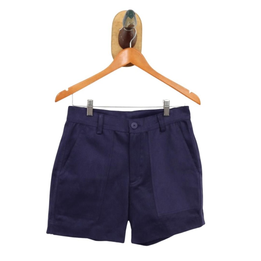 Women Farewell Frances | Utility Short Cotton Brushed Twill 4 Colors Xs S M L Xl