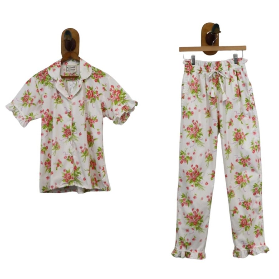 Pajamas Farewell Frances | Bedsheet Pajamas Sz S Bp133