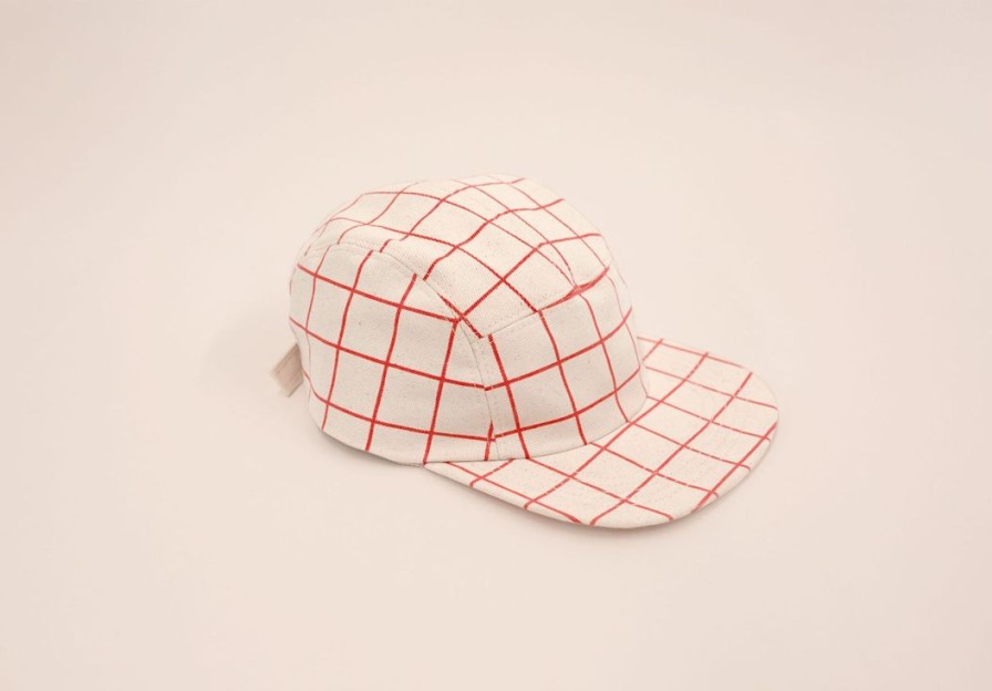 Accessories Farewell Frances | Red Check Cap By Pulp Co