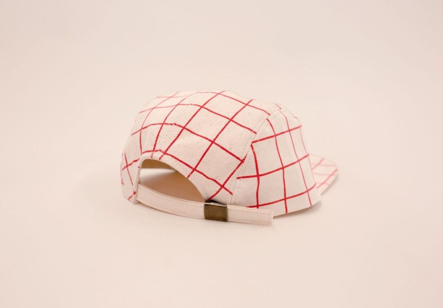 Accessories Farewell Frances | Red Check Cap By Pulp Co