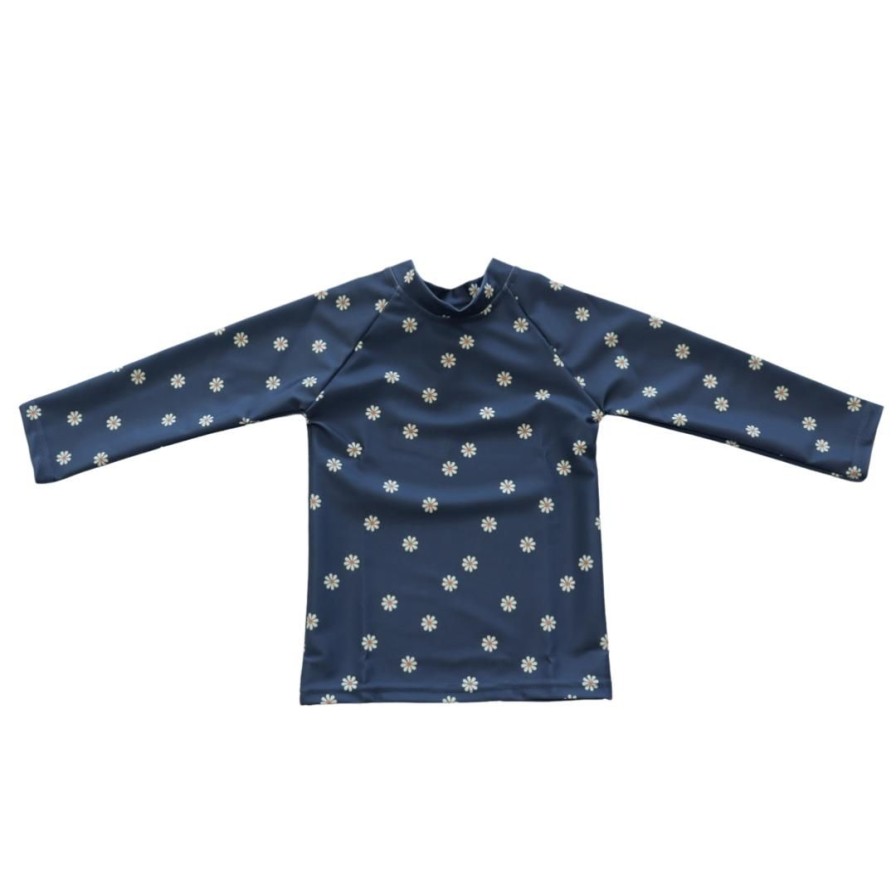 Kids Farewell Frances | Kids Navy Daisy Rash Guard