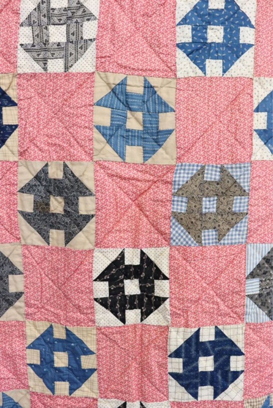 Accessories Farewell Frances | Vintage Churn Dash Quilt 1