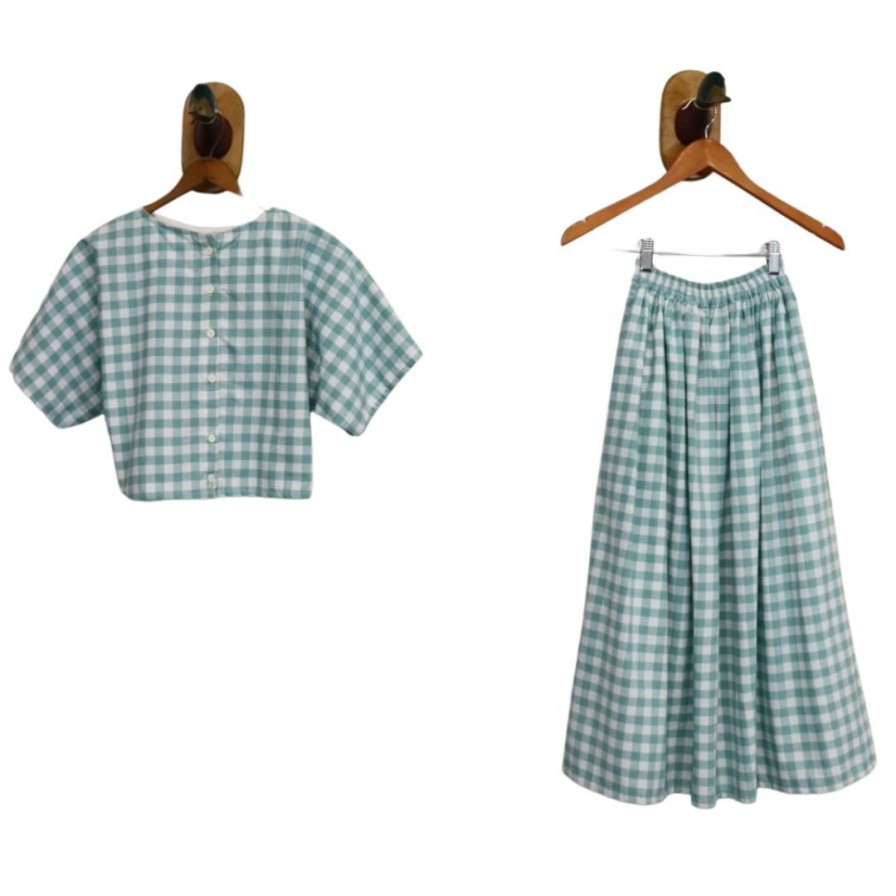 Women Farewell Frances | Alex Top And Skirt Set Sz Xs M L As9